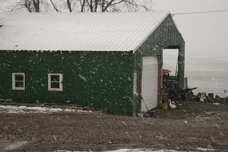 A late March snowfall