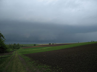 Approaching thunderheads